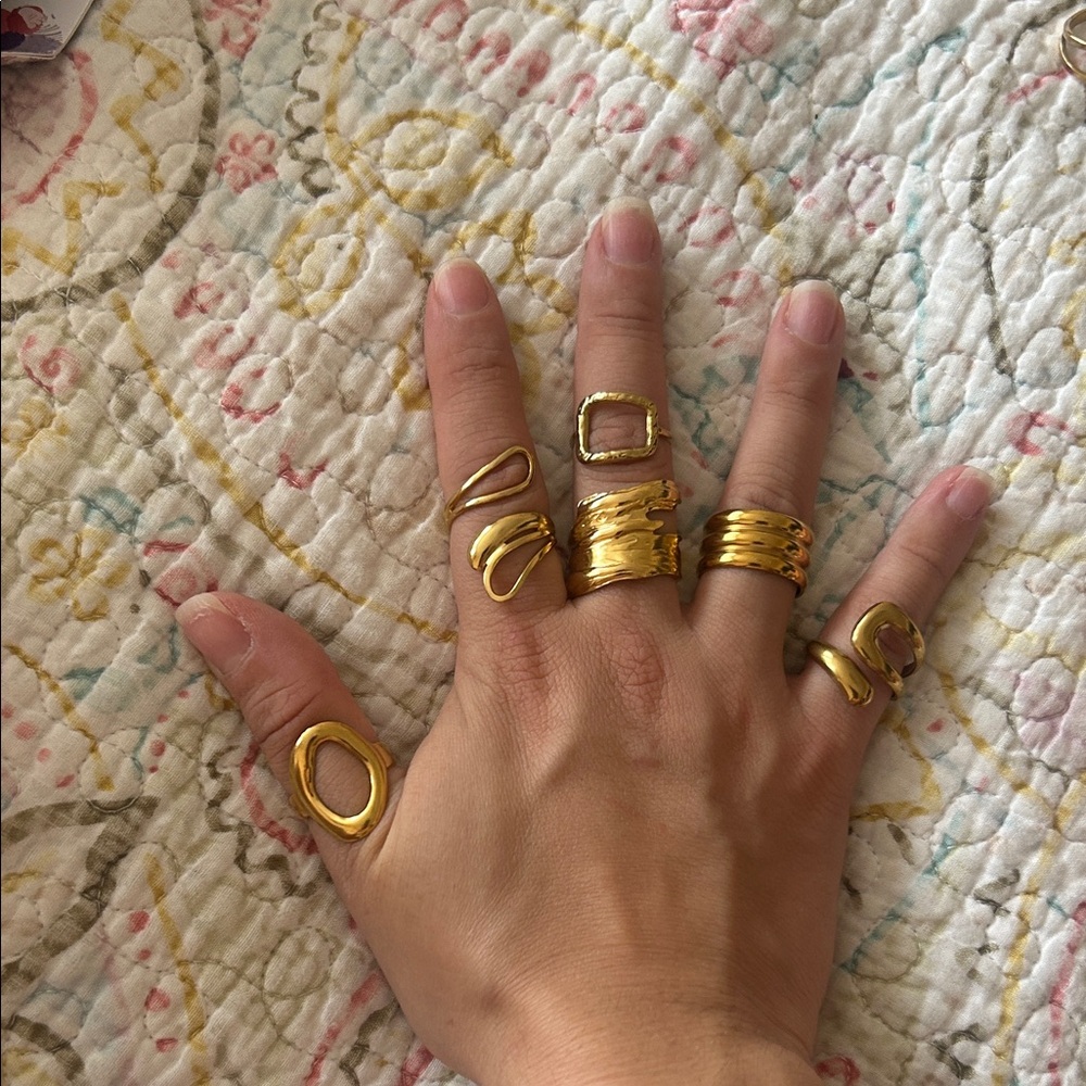 Stainless steel Stackable Rings - Women's Fashion Jewelry